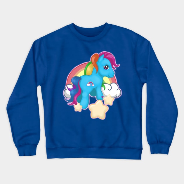 magic pony - 80s toys Crewneck Sweatshirt by ekkimu